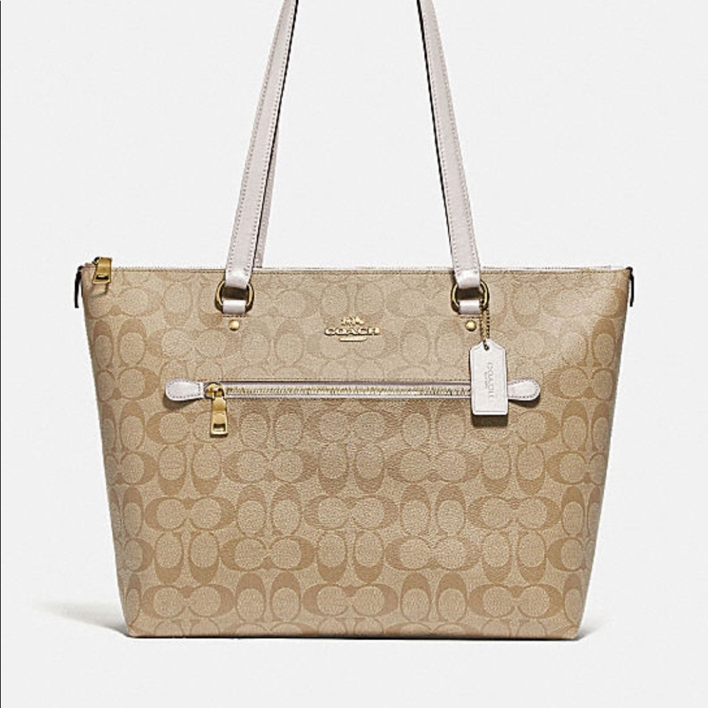 Coach Gallery Tote In Signature Canvas